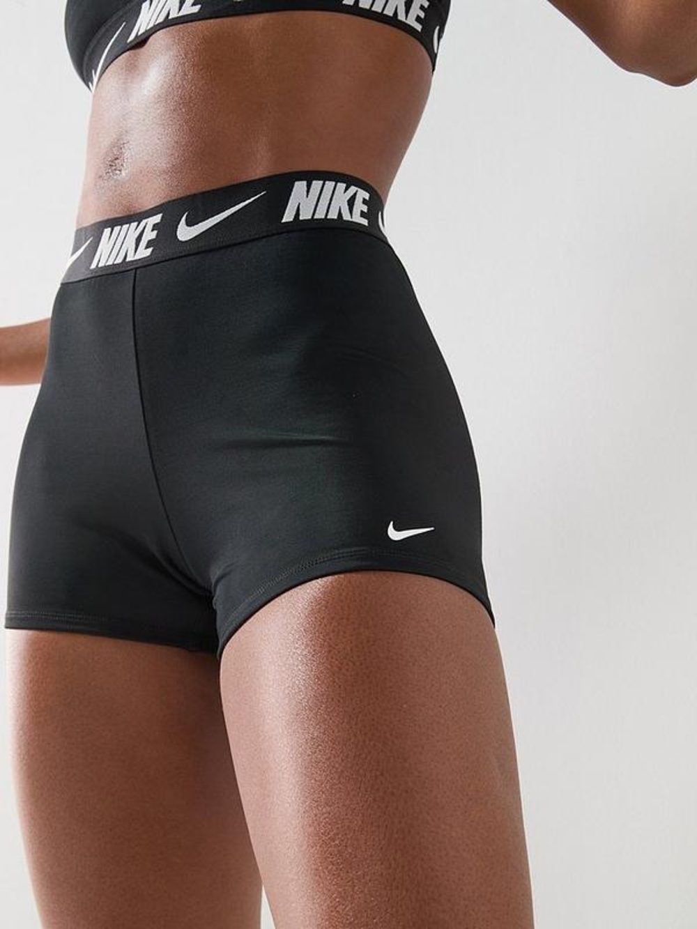 Nike Women's Logo Tape Swimshorts Size S NWT